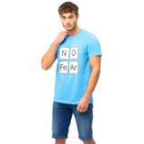 No Fear Orijinal Erkek T-shirt Mavi Mavi M