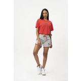 No Fear Orijinal Kadın Crop T-shirt Kırmızı Kırmızı M