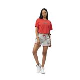 No Fear Orijinal Kadın Crop T-shirt Kırmızı Kırmızı S