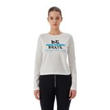 No Fear Orijinal Kadın T-shirt Uzun Kollu Beyaz Beyaz M