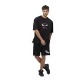 No Fear Orijinal Oversize Erkek T-shirt Siyah Siyah M