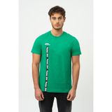 No Fear Sarı Bisiklet Yaka Şeritli Kısa Kollu Penye Erkek T-shirt M500100 - Yeşil
