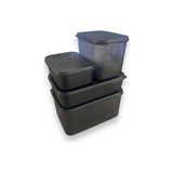 No Frost Silikon Yumuşak Kapalı Saklama Kabı Dondurucu ve Buzluk Saklama Kabı 1500ML, Kapaklı No Frost Saklama Kabı 1500ML, Derin Dondurucu Saklama Kabı 1500ML - 0 Siyah - Option-1