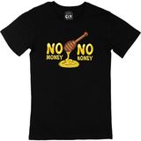 No Money No Honey Siyah Tişört - XL