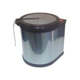 NO NAME Dolap Içi Çöp Kovası 11 Litre Dolap Kapağı Çöp Kovası Çöp Kutusu 29x27x30 Cm
