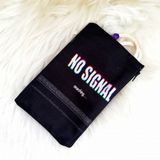 No Signal Yazılı Bez Cüzdan Kalemlik