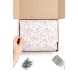No1 25'li Yeni Yıl Seri Pelur Kağıt Kırmızı 70x100 cm