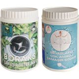 No1 Clean Boraks Çamaşır Deterjanı 2 Li Set 90 Yıkama Beyazlar ve Renkliler İçin Standart Koku
