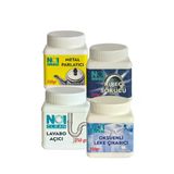 No1 Clean Temizlik Seti 4 X 250 Gr Oksijenli Leke Sökücü + Lavabo Açıcı + Kireç Sökücü + Metal Parlatıcı