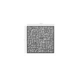 No239 Kufi Ayetel Kürsi Metal Duvar Tablosu 70*70