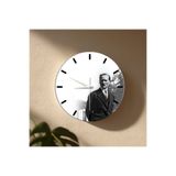 no26dekor ATATÜRK Duvar Saati – 33 cm UV Baskılı MDF Duvar Saati
