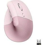 No35 Logitech 910-006478 Lift Kablosuz Ergonomik Dikey Rose Mouse