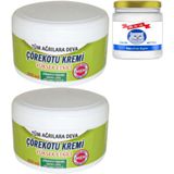No7trend 2 Adet Çörek Otu Kremi Büyük Xlboy 200 ml Green + 50 ml Snow Kitten Krem / Diz Dirsek Iskelet Sırt Bel Kas Agrilarina Masaj Seti - 1Paket