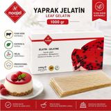 Noajel Yaprak Jelatin 1000 gr Profesyonel Leaf Gelatine - 1000gr