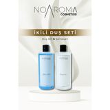Noaroma MİSK AMBER KOKULU PARFÜM ESANSLI DUŞ JELİ SETİ 400 ML ŞAMPUAN VE DUŞ JELİ