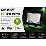 Noas 30W Yeşil Led Projektör Smd Ip65 2400Lm (30 Watt 220 Volt)