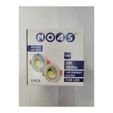 Noas 5 Watt Krom Kasa Beyaz Işık Trafolu Cob Led Spot 10 Adet