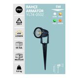 Noas 5W LED BAHÇE ARMATÜRÜ GÜN IŞIĞI YL74-0502