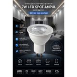Noas 7 WATT GU10 LED AMPUL - 5 ADET - 6500K BEYAZ IŞIK