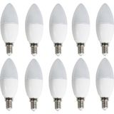 Noas 7W E14 Duy LED Mum Ampul Gün Işığı Renk (Sarı Işık) 3200 Kelvin 630 Lümen 10 Adet