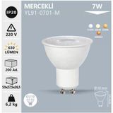 Noas 7W Gu10 Ampul Günışığı