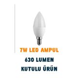 Noas Led Noas 7W Buji Led Ampül Beyaz Işık