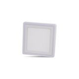 Noas YL15 1800 R Sıva Üstü Kare 18+6W Fonksiyonlu LED Spot 6500K Beyaz+Mavi Renkli