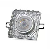 Noas Yl65 1737 Selen Led Çerçeveli 4000K Kare Kristal Cam Spot Kasa Vitrin