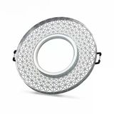 Noas Yl65 1767 İris Led Çerçeveli 4000K Yuvarlak Kristal Cam Spot Gu10 Duy Vitrin