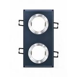 Noas Yl65 2610 Hades Led Çerçeveli 4000K Kristal 2 Li Kare Cam Spot Gu10 Duy Vitrin