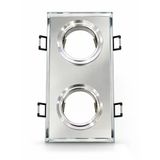 Noas Yl65 2630 Zeus Led Çerçeveli 4000K Kristal 2 Li Kare Cam Spot Gu10 Duy Vitrin