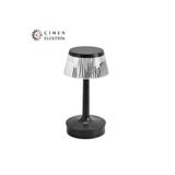 Noas Yl86 1239 Selanik Dokunmatik Sarjlı Siyah Masa Lambası