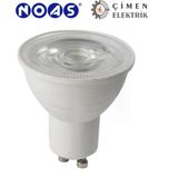 Noas Yl91 0702 M 7W Mercekli Led Çanak Ampül 3200K Günışığı Gu10 Duy Vitrin