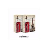 Nobbystar 100’lük 10x15cm Eyfel Kuleli Fotoğraf Albümü 2'li Paket