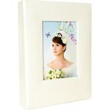 Nobbystar 100'lük Beyaz Deri 15x21cm Pencereli Fotoğraf Albümü