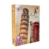 Nobbystar 100'lük Renkli Desenli Promosyon Fotoğraf Albümü Pisa Kulesi- 15x21cm