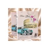 Nobbystar 200 Fotoğraf Kapasiteli 10x15 cm Fotoğraf Albümü Kutulu Vintage Araba Desenli Anı Albümü