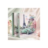 Nobbystar 200 Fotoğraf Kapasiteli 10x15cm Fotoğraf Albümü Paris Desenli Kutulu Anı Albümü