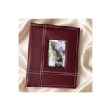 Nobbystar 200'lük 10x15cm Pencereli Deri Bordo Fotoğraf Albümü