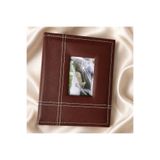 Nobbystar 200'lük 10x15cm Pencereli Deri Kahverengi Fotoğraf Albümü