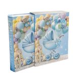Nobbystar 200’lük Balonlu 10x15cm Kutulu Mavi Erkek Bebek Fotoğraf Albümü