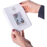 Nobbystar 65 Fotoğraf Kapasiteli Pencereli Beyaz Instax Polakart Fotoğraf Albümü - 6x9cm