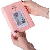 Nobbystar 65 Fotoğraf Kapasiteli Pencereli Pembe Instax Polakart Fotoğraf Albümü - 6x9cm