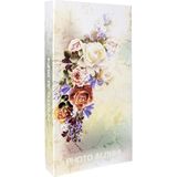 Nobbystar Gül Desenli Fotoğraf Albümü 300'lük 10 x 15 cm - Krem - 17x34cm