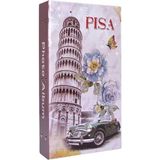 Nobbystar Pisa Kulesi Desenli 300'lü 10x15 cm Fotoğraf Albümü Ahşap Çerçeve ile