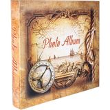 Nobbystar Pusula Desenli Renkli Fotoğraf Albümü 10x15 cm 600'lü Büyük Boy 35x36 cm Mukavva Kapağıyla - 35x36cm