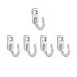 Nobel Anahtar Askısı, Metal Vestiyer Askısı, Çinko (5'li Set) Vidalı