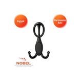 Nobel Arya Portmanto Askısı, Metal Vestiyer Askısı, 72 Gr, Dolap Ve Duvar Askılığı, Matsiyah (vidalı) Çok Renkli