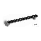 Nobel Çebi A261160 MP08 Pl 16 Inox-Siyah Mobilya Kulpu 160 mm