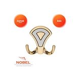 Nobel Dilay Askı, Metal Vestiyer Askısı, 40 Gr, Dolap Ve Duvar Askılığı, Altin Matkrom (vidalı) Çok Renkli